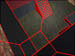 Collision detection is done using simple bounding boxes objects, as demonstrated