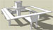 A mockup of the level done using Google Sketchup