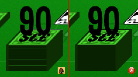 Cocos2d vs. Flash rendering comparison 3