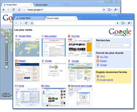 The Google Chrome web browser