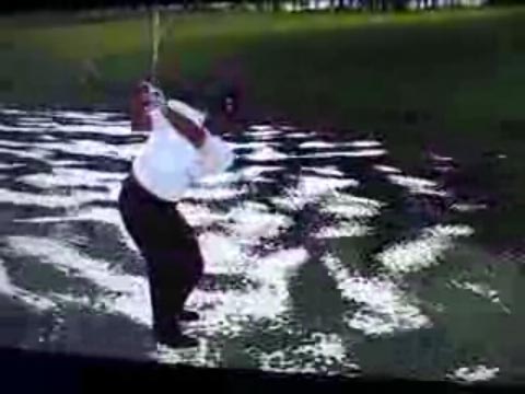 Tiger Woods playing as Jesus