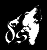 My original logo, featuring a wolf head